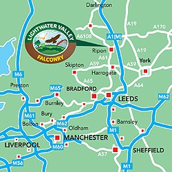 Talon Falconry Birds of Prey Centre location map